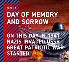 JUNE 22 — DAY OF MEMORY AND SORROW