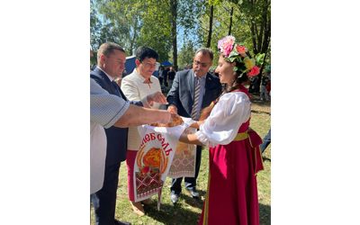 RECTOR V.A. LAZARENKO TOOK PART IN THE HARVEST CELEBRATION — 2021 OF THE SOVIET DISTRICT