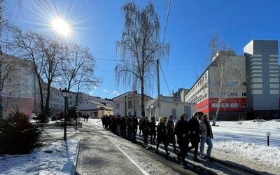 STUDENTS OF KSMU IN THE CAMPAIGN «2555 STEPS TO PEACE!»