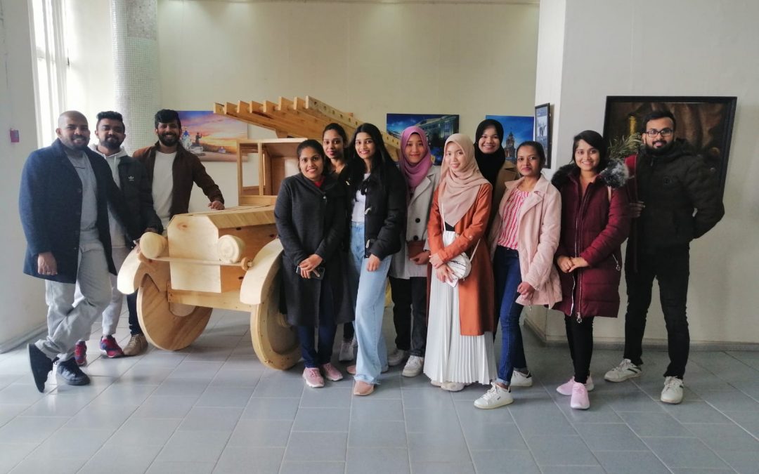 The visit of the exhibition «War. Victory. Memory.» by IMI students