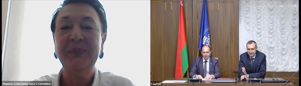 KSMU teachers give lectures for students of Gomel State Medical University