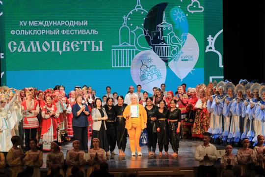 The International Students represent KSMU in the 15th International Folklore Festival «Samotsvety»