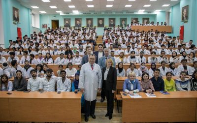 «Open Dialogue» of Victor Anatolievich Lazarenko with First-Year Students of the IMI at KSMU