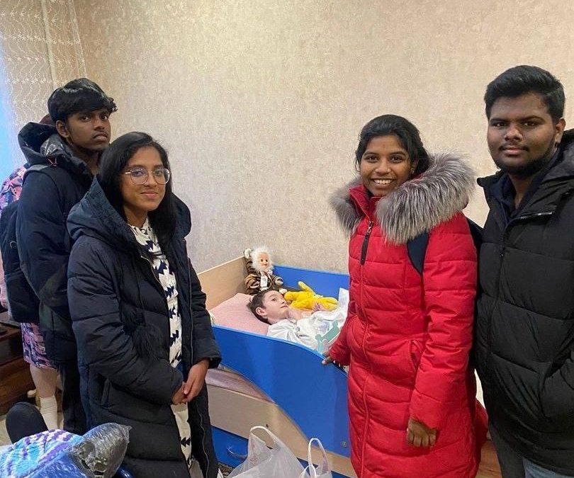 STUDENTS OF IMI KSMU HELPED A FAMILY WITH A PALLIATIVE CHILD