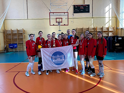 KSMU WOMEN’S VOLLEYBALL TEAM — WINNER OF THE THIRD STAGE OF THE IX FESTIVAL OF SPORTS