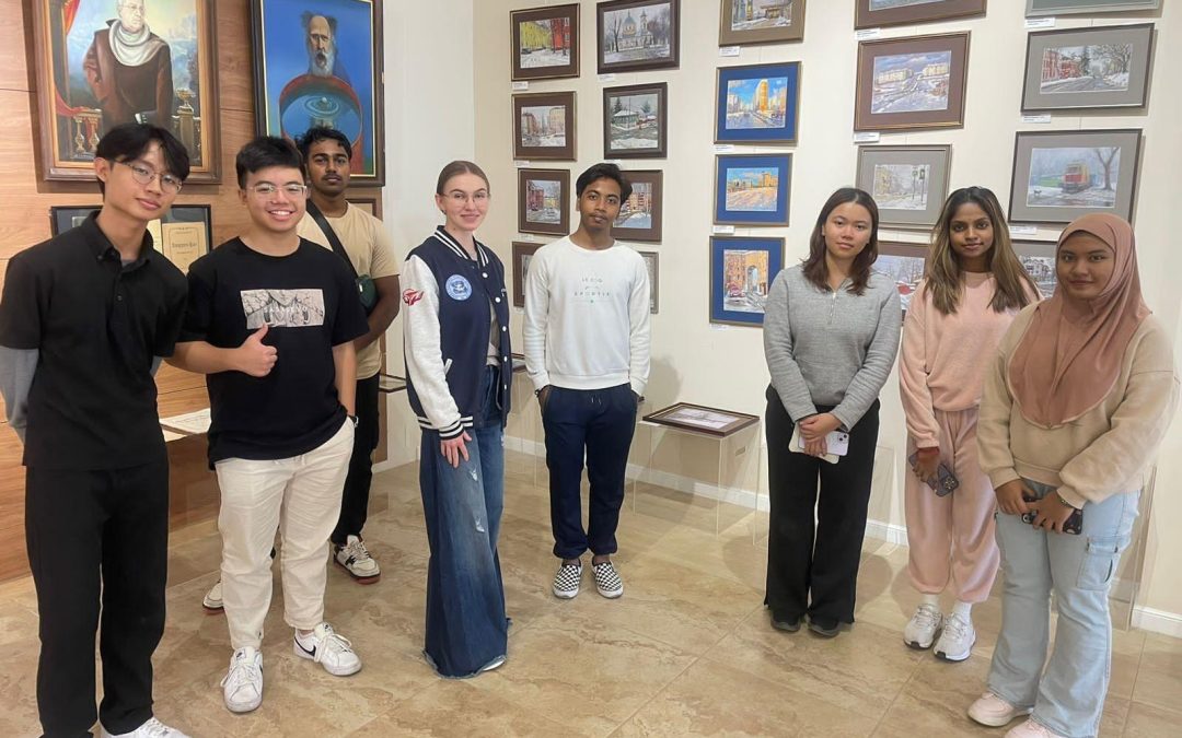 INTERNATIONAL STUDENTS ON THE EXHIBITION «Our city in different times»